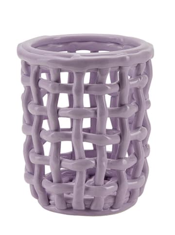 Miss Étoile Stojak w kolorze fioletowym - wys. 16 x Ø 13,5 cm