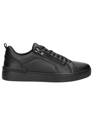 Wojas Skórzane sneakersy w kolorze czarnym