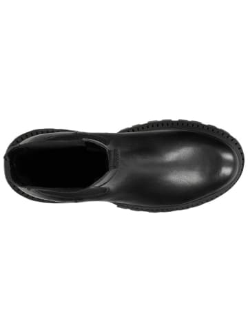 Wojas Leder-Chelsea-Boots in Schwarz