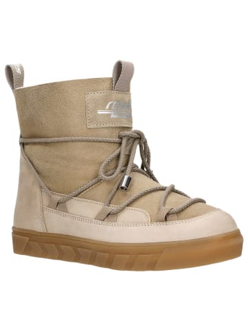 Relaks Leren winterlaarzen beige