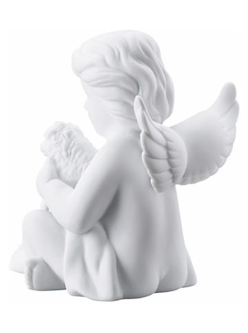 Rosenthal Figurka dekoracyjna "Angel with dog" w kolorze białym - 9 x 10 x 9 cm