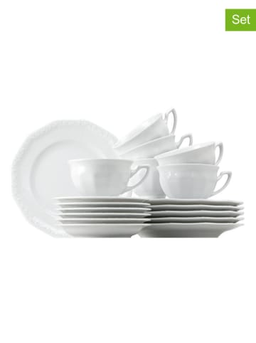 Rosenthal 18-delig koffieservies "Maria" wit