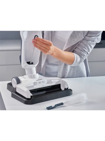 Leifheit 4tlg. Akku-Saugwischer-Zubehör-Set "Regulus Aqua PowerVac" in Weiß/ Grau