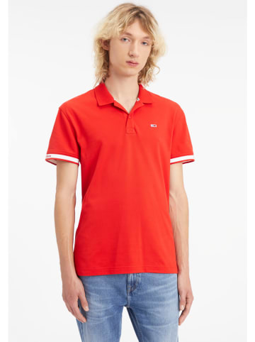 TOMMY JEANS Poloshirt in Rot