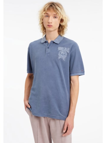 TOMMY JEANS Koszulka polo w kolorze niebieskim