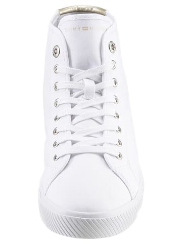 Tommy Hilfiger Sneakersy w kolorze złoto-białym