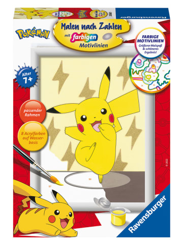Ravensburger Malen nach Zahlen-Set: "Pikachu" - ab 7 Jahren