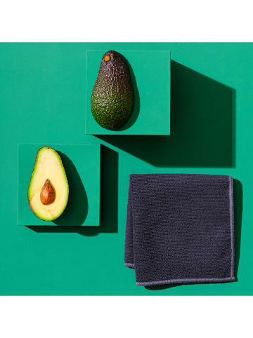 DDDDD 6-delige set: microvezeldoeken groen/rood/donkerblauw - (L)30 x (B)30 cm
