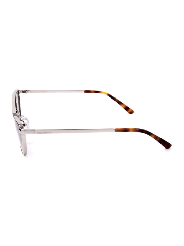 Karl Lagerfeld Damskie okulary przeciwsłoneczne w kolorze srebrno-granatowym