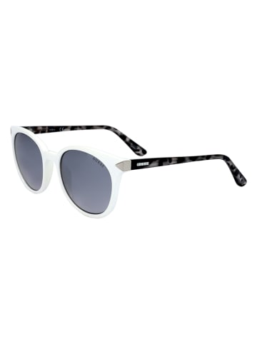 Guess Damskie okulary przeciwsłoneczne w kolorze biało-niebieskim