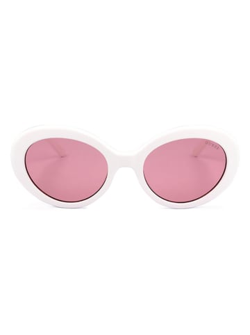 Guess Damskie okulary przeciwsłoneczne w kolorze białym