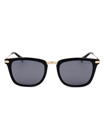 Guess Męskie okulary przeciwsłoneczne w kolorze złoto-niebiesko-czarnym