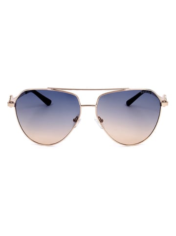 Guess Damskie okulary przeciwsłoneczne w kolorze złotym