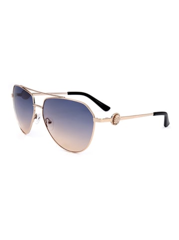 Guess Damskie okulary przeciwsłoneczne w kolorze złotym
