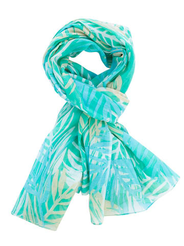 Overbeck and Friends Sjaal "Paloma" turquoise - (L)180 x (B)110 cm