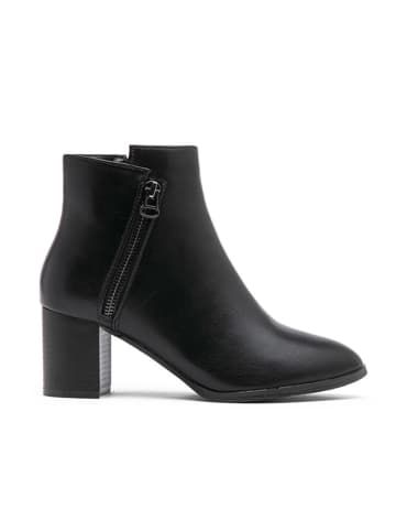 Foreverfolie Stiefeletten in Schwarz