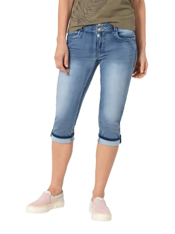 Timezone Jeans-Caprihose in Blau