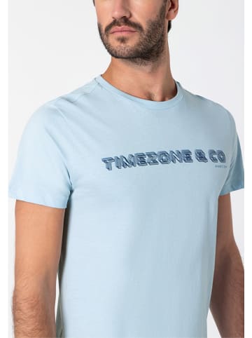 Timezone Shirt lichtblauw