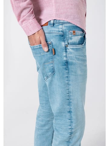 Timezone Dżinsy "ScottTZ" - Slim fit - w kolorze błękitnym