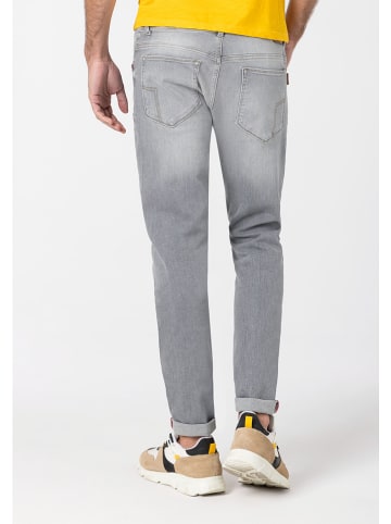 Timezone Dżinsy "EduardoTZ" - Slim fit - w kolorze szarym
