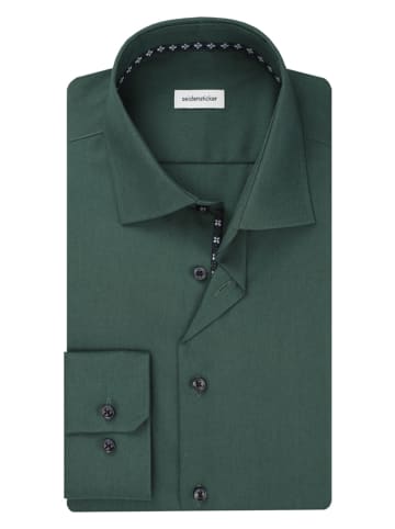 Seidensticker Koszula - Shaped fit - w kolorze ciemnozielonym