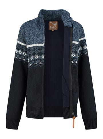 MGO leisure wear Fleece vest "Denise" donkerblauw/blauw