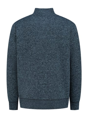 MGO leisure wear Sweter "Perry" w kolorze niebieskim