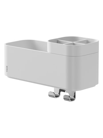 Tiger Duschkorb "2-Store" in Weiß - (B)24,9 x (H)15,7 x (T)10,8 cm