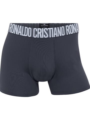 CR7 2er-Set: Boxershorts in Anthrazit