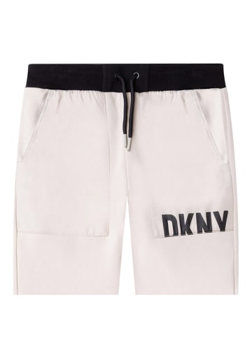 DKNY Spodnie dresowe w kolorze białym