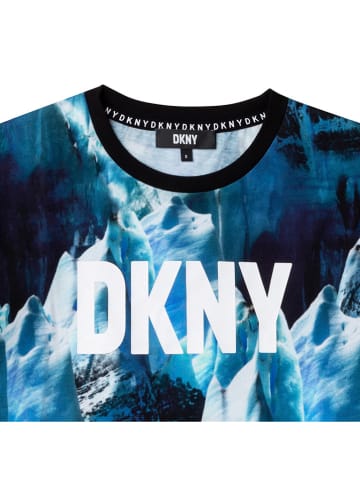 DKNY Koszulka w kolorze niebiesko-czarnym