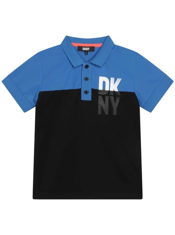 DKNY Poloshirt blauw/zwart
