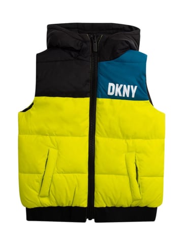 DKNY Wende-Weste in Gelb/ Schwarz
