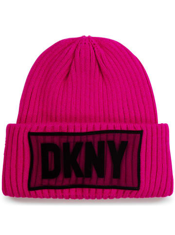 DKNY Czapka w kolorze różowym