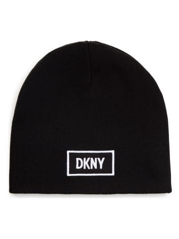 DKNY Mütze in Creme/ Schwarz