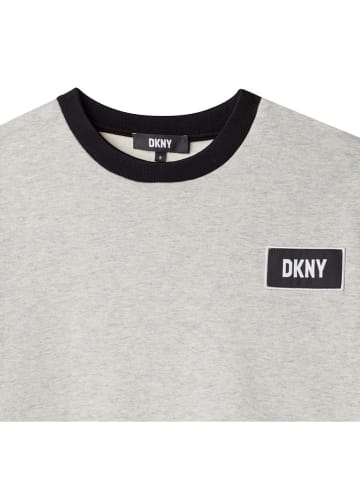DKNY Jurk grijs/wit