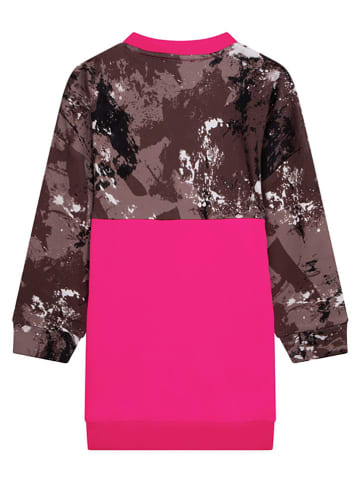 DKNY Kleid in Hellbraun/ Pink