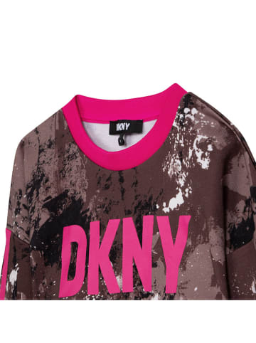 DKNY Sukienka w kolorze jasnobrązowo-różowym