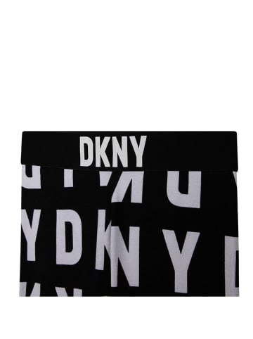 DKNY Leggings in Schwarz/ Weiß