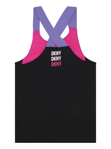 DKNY Top in Pink/ Schwarz