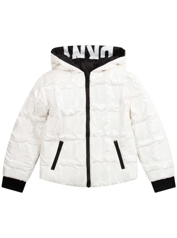DKNY Dwustronna kurtka pikowana w kolorze czarno-białym