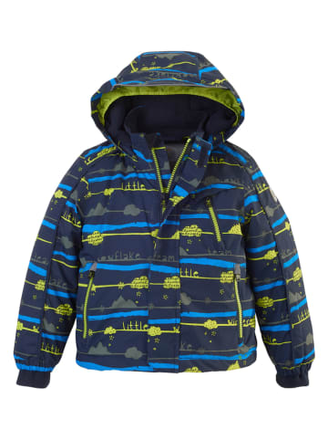 Killtec 2-delige ski-/snowboardoutfit donkerblauw/neongroen