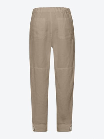 BRAX Leinen-Hose "Melo" in Taupe