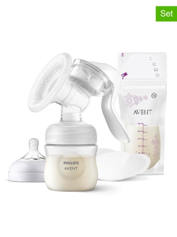 Philips Avent 11tlg. Handmilchpumpen-Set "Natural Motion"