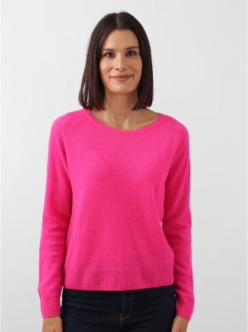 Zwillingsherz Kaszmirowy sweter w kolorze różowym