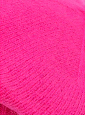 Zwillingsherz Kaszmirowy beret w kolorze różowym