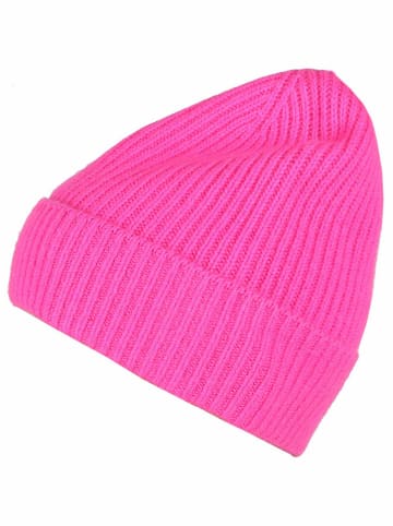Zwillingsherz Kaschmir-Mütze in Pink