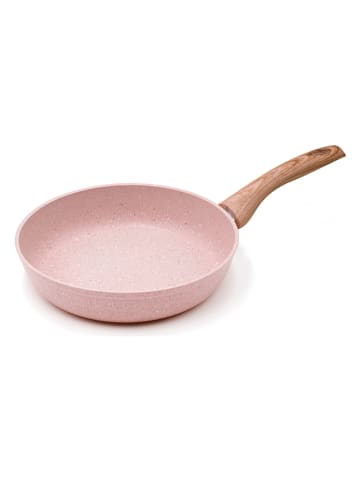 Bisetti Patelnia "Stonerose" w kolorze jasnoróżowym - Ø 24 cm
