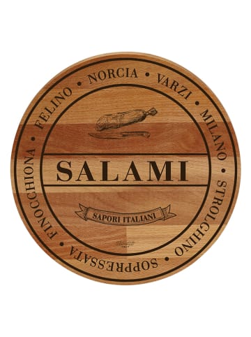 Bisetti Snijplank "Salami" naturel - Ø 30 cm