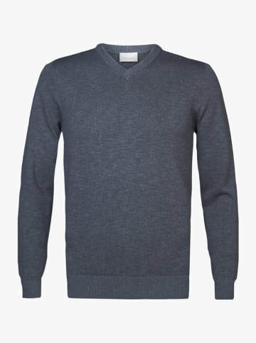 PROFUOMO Pullover in Blaugrau